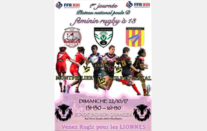 Les Lionnes confirment leur suprémati lors du 1er plateau du Challenge de Rugby à 9 à Villeurbanne